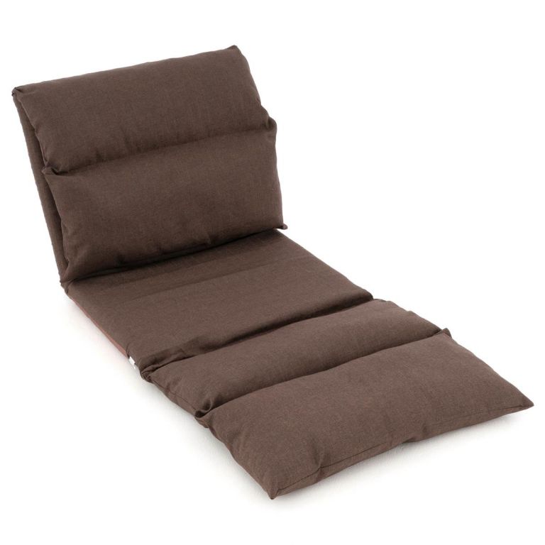 Állítható fotel DIVERO Relax Lounger - barna