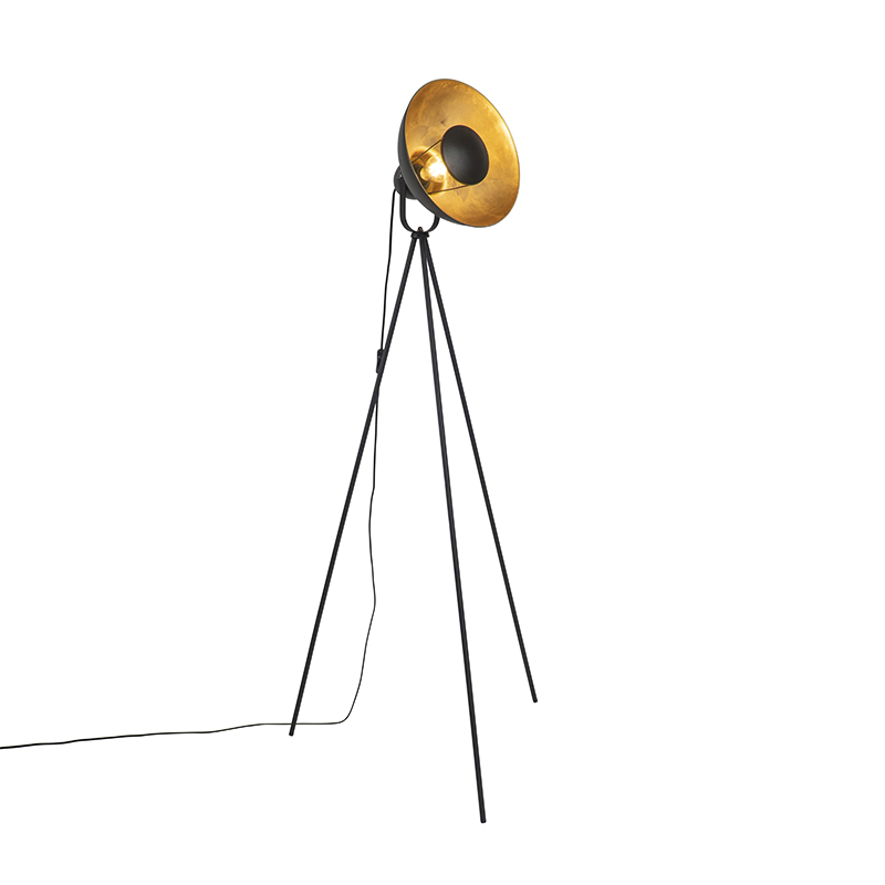Állólámpa fekete arannyal 154,4 cm állvány - Magnax Eco