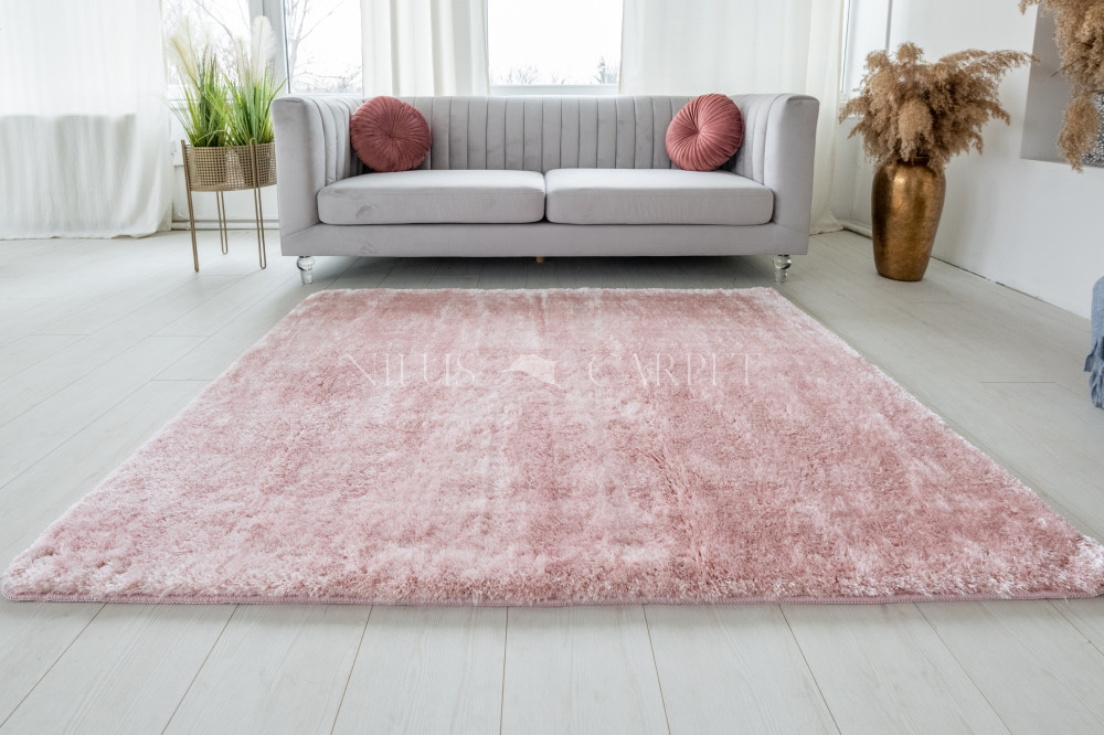 Crystal Luxury Shaggy (Pink) szőnyeg csúszásgátlóval 67x110cm Rózsaszín