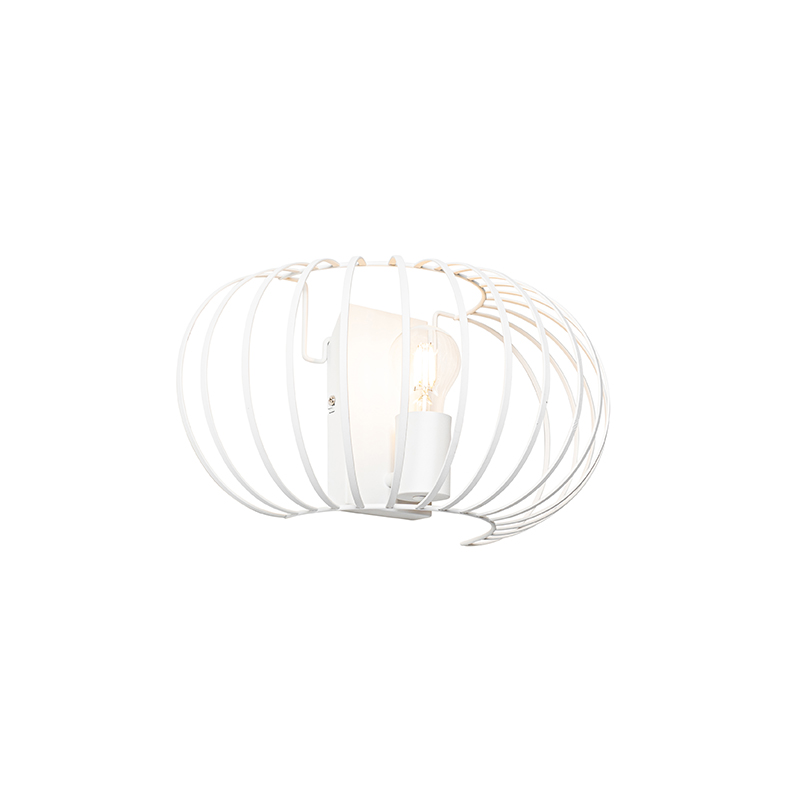 Design fali lámpa fehér 39 cm - Johanna