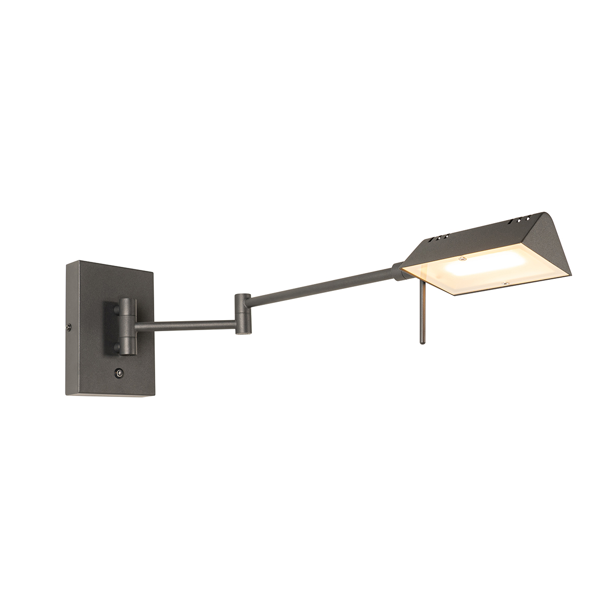 Design fali lámpa fekete, LED-del szabályozható - Notia