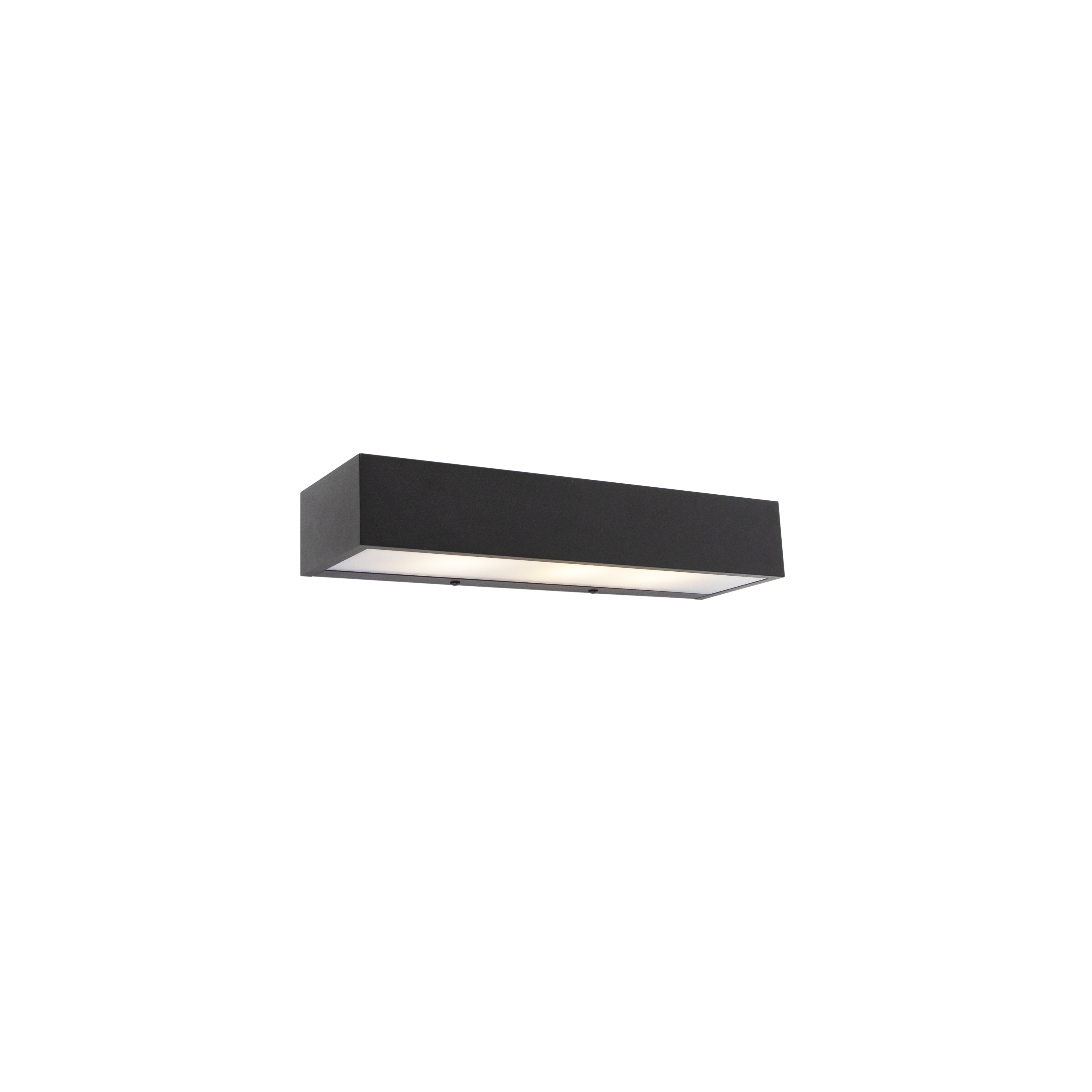 Design hosszúkás fali lámpa, fekete, 35 cm - Houx