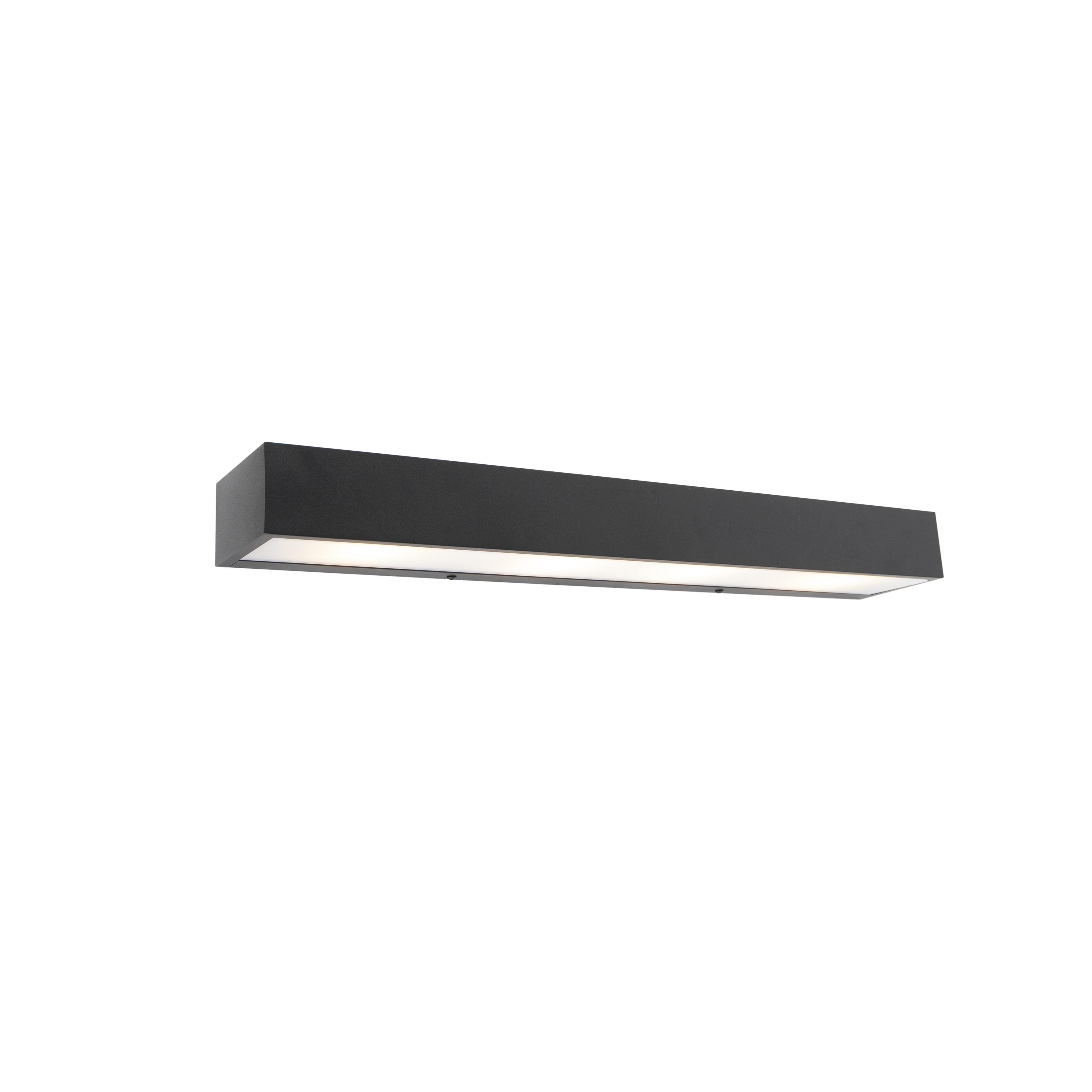 Design hosszúkás fali lámpa, fekete, 60 cm - Houx