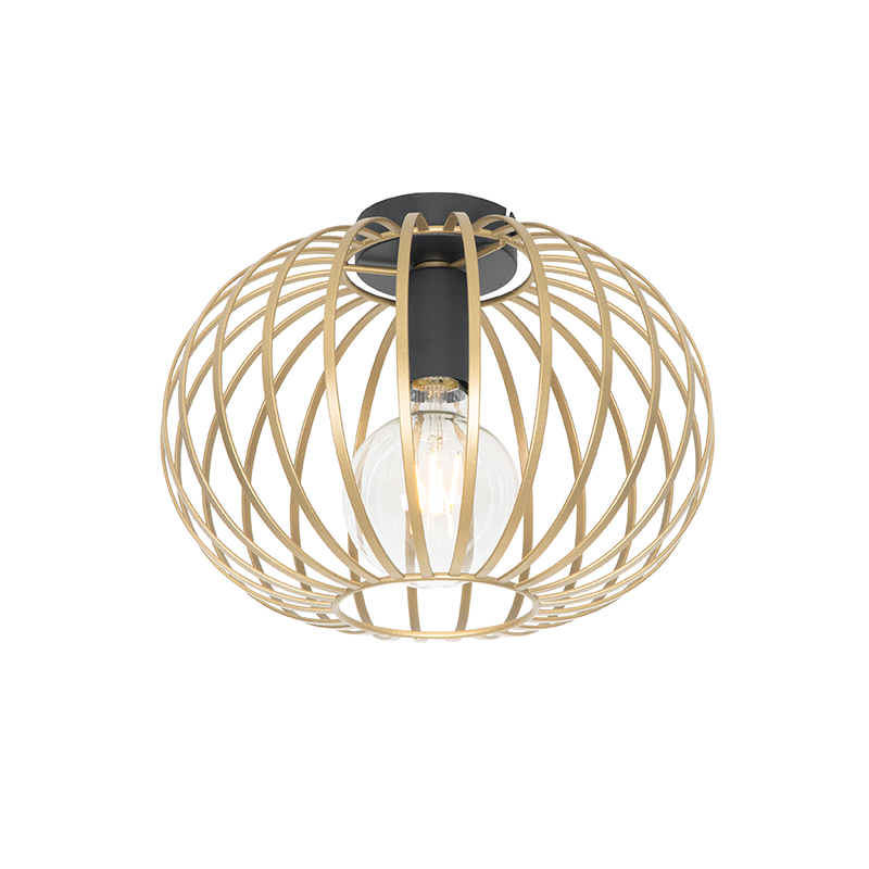 Design mennyezeti lámpa arany 30 cm - Johanna
