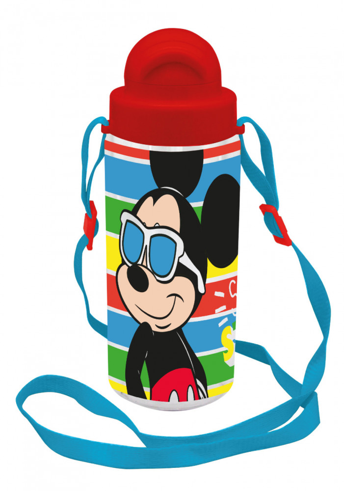 Disney Mickey Sun műanyag kulacs akasztóval 500 ml