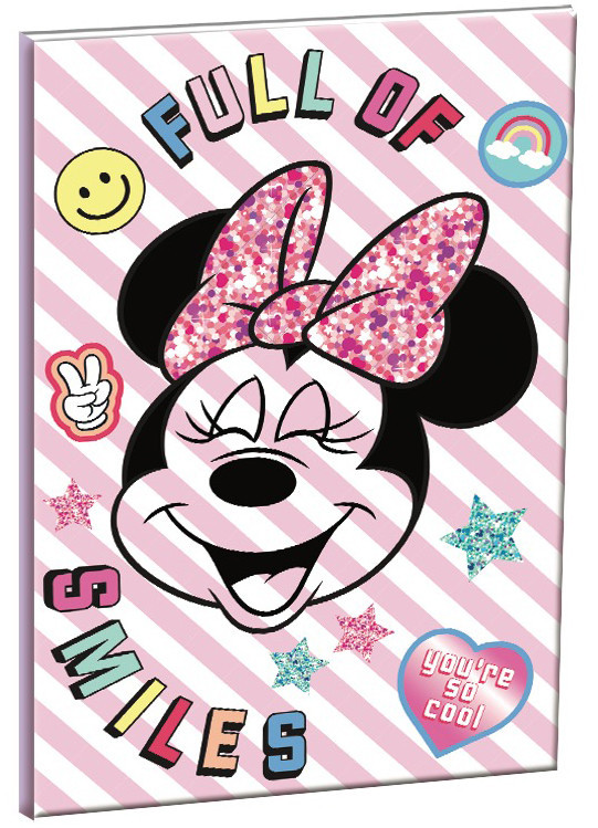 Disney Minnie Smiles B/5 vonalas füzet 40 lapos