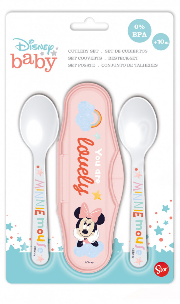 Disney Minnie baba utazó evőeszköz készlet