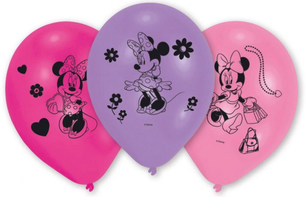 Disney Minnie léggömb, lufi 10 db-os
