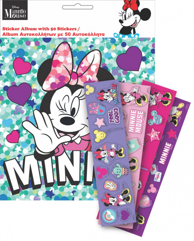 Disney Minnie Looking matricás album 50 db matricával