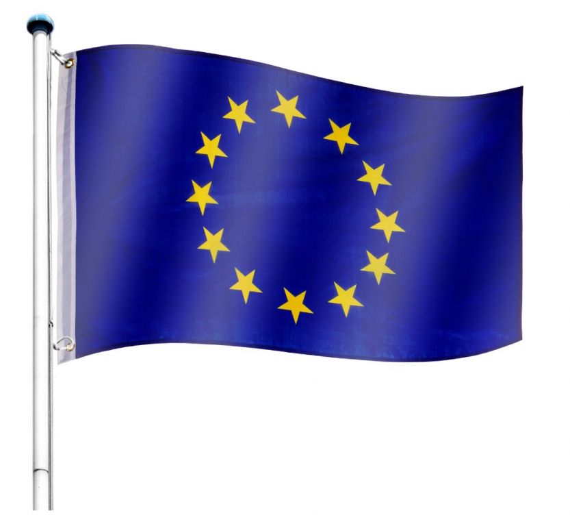 FLAGMASTER® Zászló rúddal Európai EU 650 cm