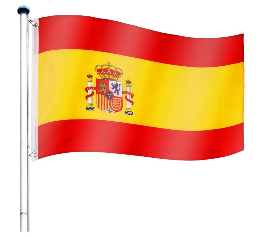 FLAGMASTER® Zászló rúddal Spanyol ESP 650 cm