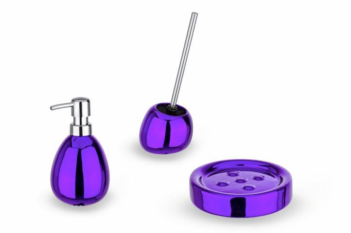 WENKO Fürdőszoba szett  Polaris Purple Metallic