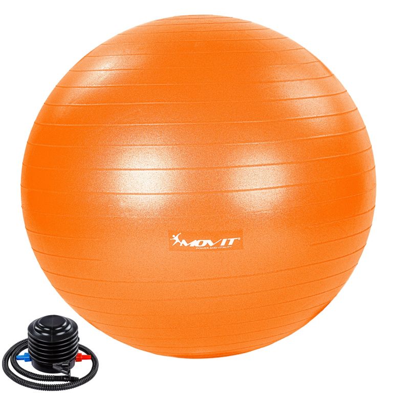 Gimnasztikai labda MOVIT® 55 cm - narancssárga