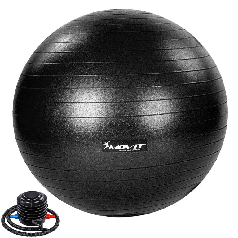 Gimnasztikai labda MOVIT® 65 cm - fekete