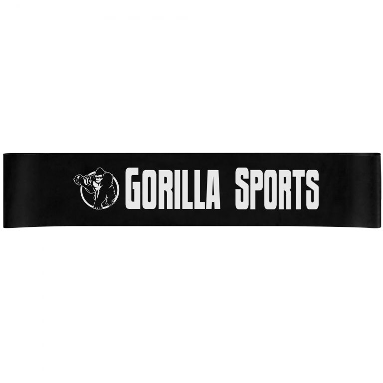 Gorilla Sports Fitnesz gumiszalag 35 lb fekete