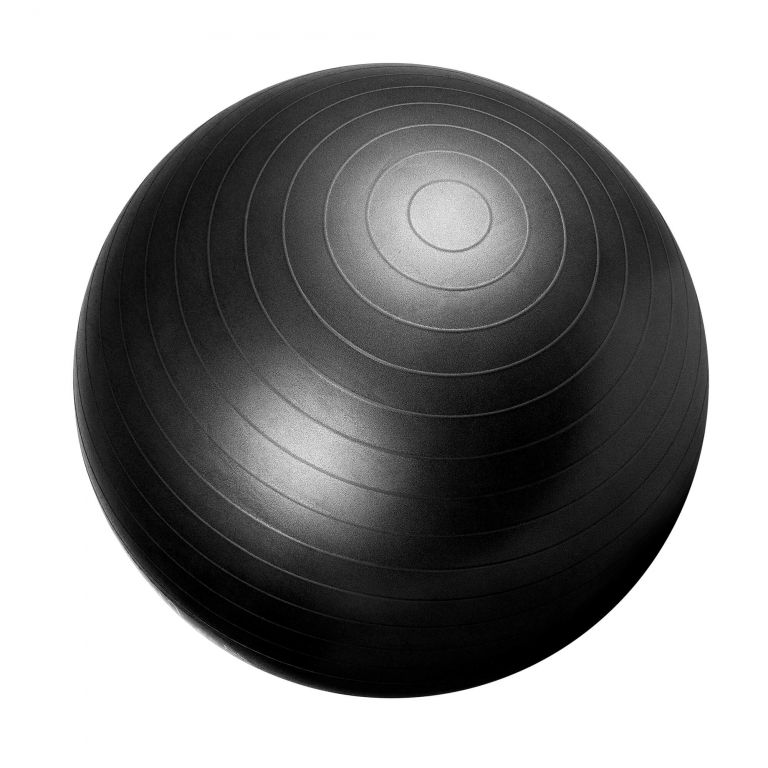 Gorilla Sports Gimnasztikai labda 75 cm fekete