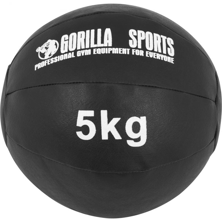 Gorilla Sports Medicinlabda 5 kg fekete