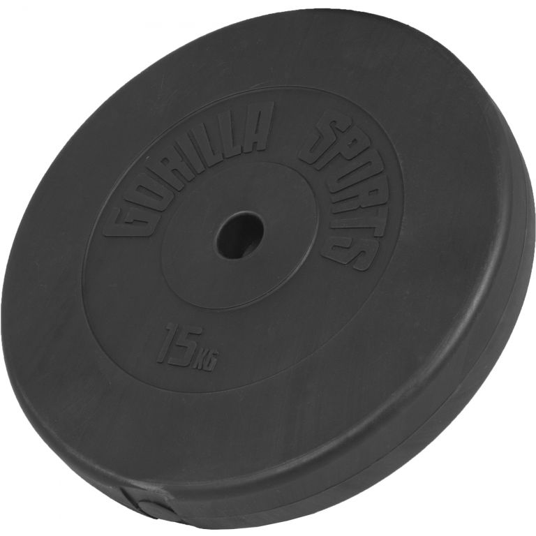 Gorilla Sports Műanyag súlytárcsa 15 kg