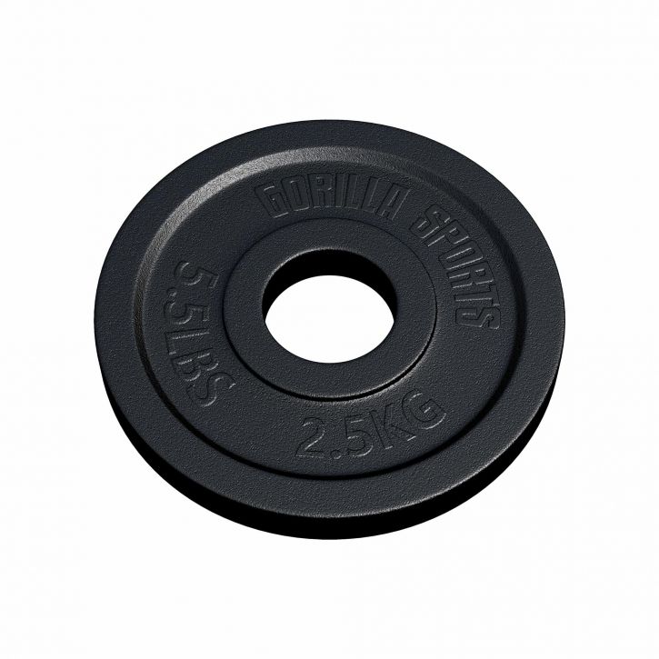 Gorilla Sports Öntöttvas súlytárcsa  50/51 mm 2,5 kg