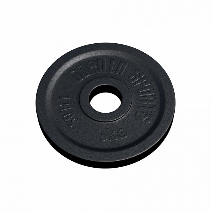Gorilla Sports Öntöttvas súlytárcsa 50/51 mm 5 kg