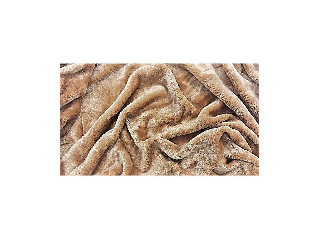 JAHU Mikroszálas takaró 150 x 200 cm  világos barna