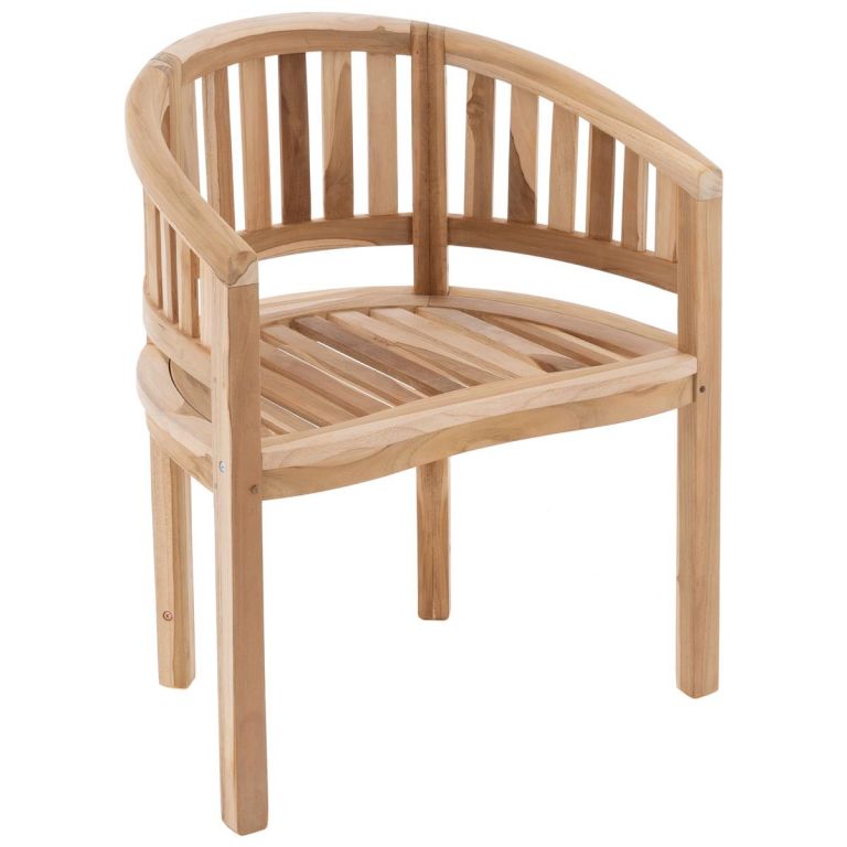 Kerti szék DIVERO® 83 x 68 x 48 cm - tíkfa