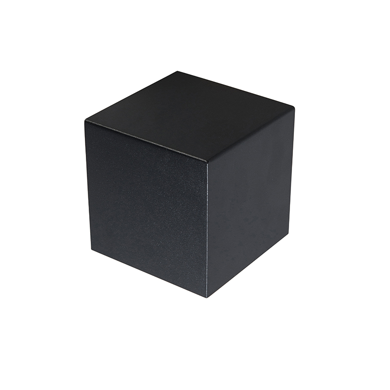 Modern fali lámpa fekete - Cube