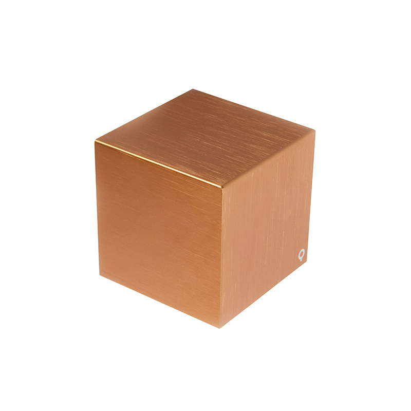 Modern fali lámpa réz - Cube