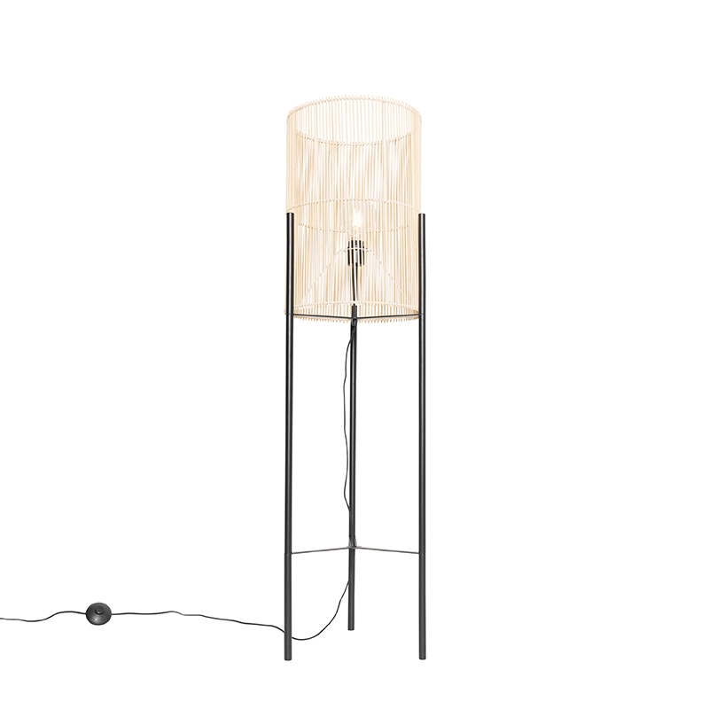Skandináv állólámpa bambusz - Natasja