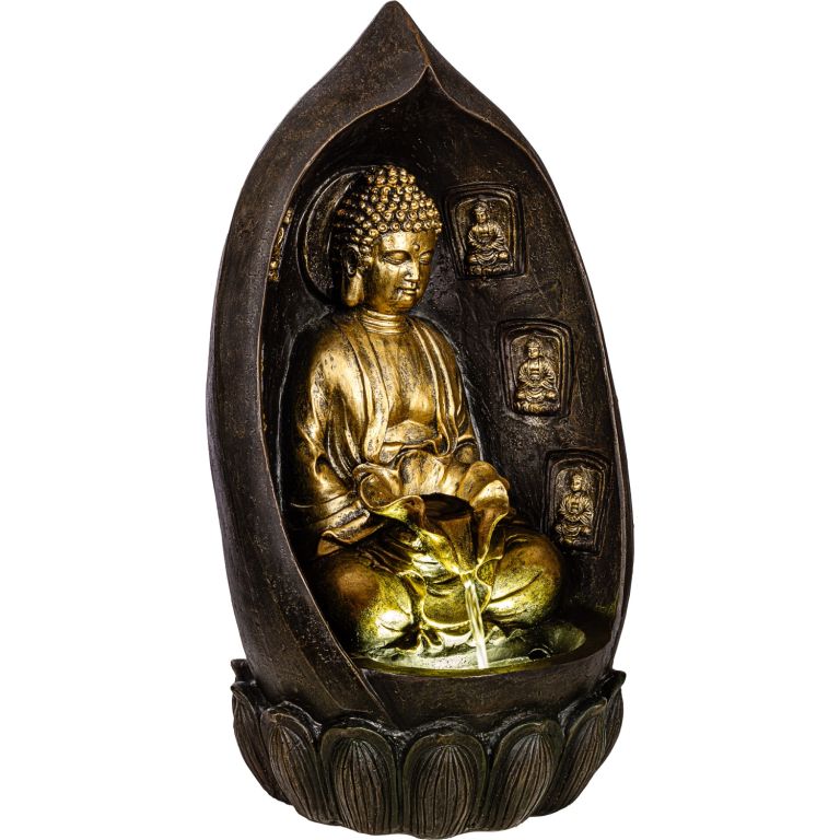 STILISTA Kerti szökőkút  Buddha 35 x 29 x 64 cm polyresin