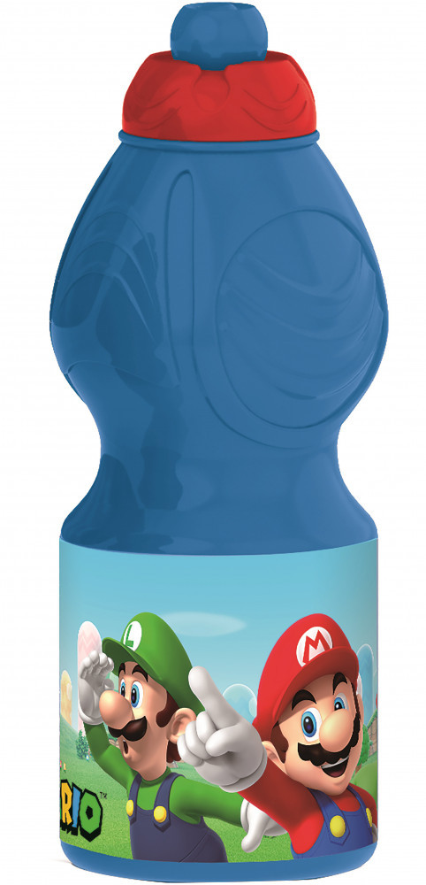 Super Mario Luigi kulacs, sportpalack 400 ml