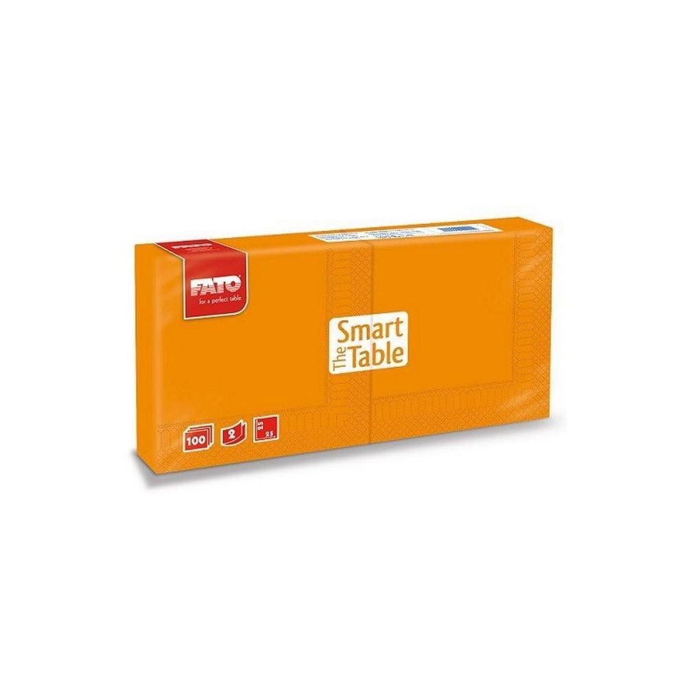 Fato Szalvéta 24x24cm narancs 2 rétegű 100 lap/csomag 