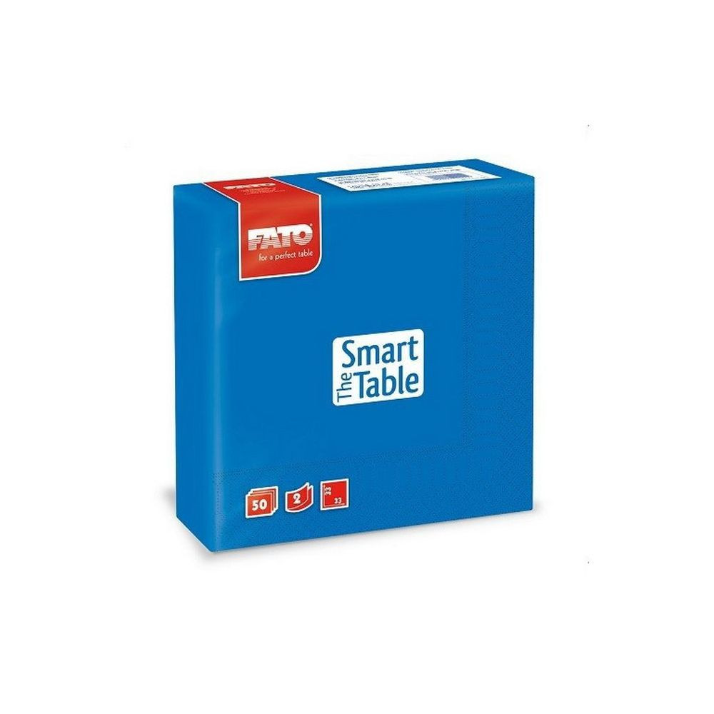 Fato Szalvéta 33x33cm kék 2 rétegű 50 lap/csomag 