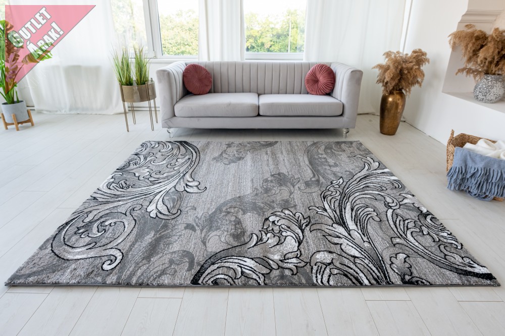 Urgup Art 1903 (Dark Grey) szőnyeg 120x170cm Sötétszürke