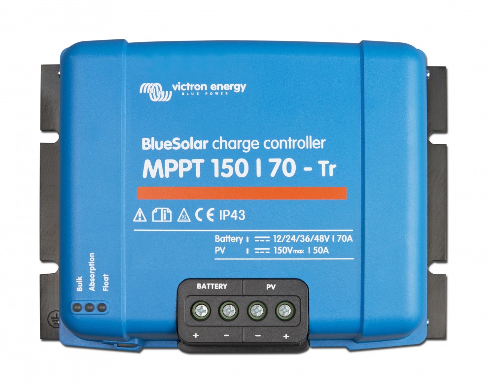 Victron Energy BlueSolar MPPT 150/70-Tr 12V / 24V / 36V / 48V 70A napelemes töltésvezérlő