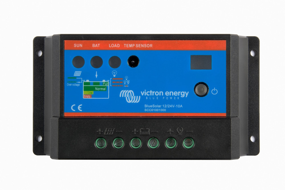 Victron Energy BlueSolar PWM-Light 12/24V-10A 12V / 24V 10A napelemes töltésvezérlő