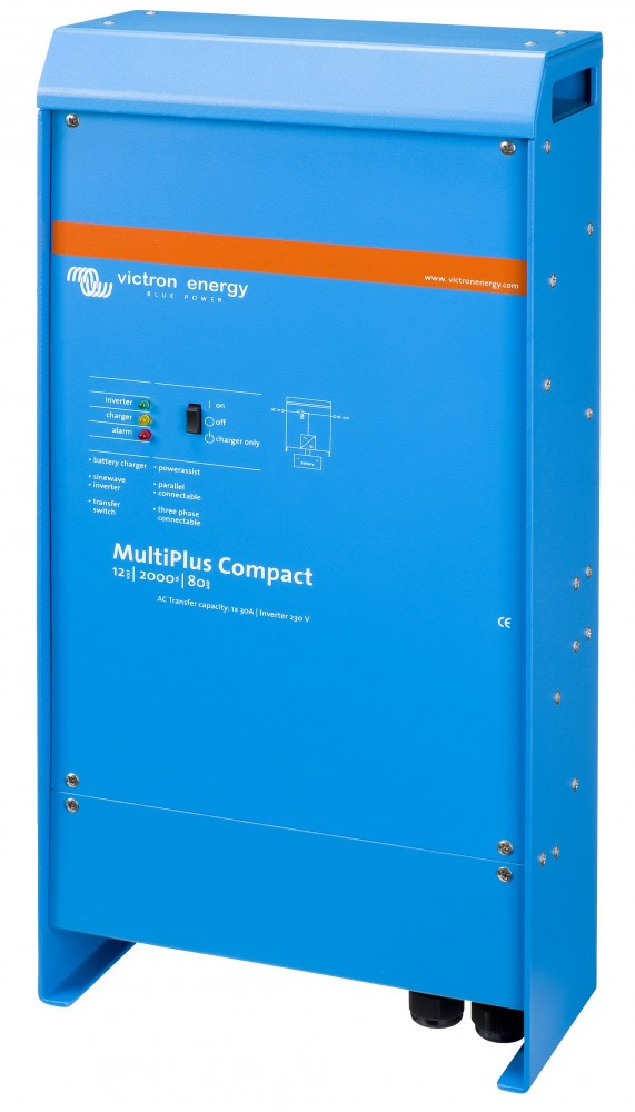 Victron Energy MultiPlus Compact 24V 2000VA/1600W inverter beépített akkumulátortöltővel