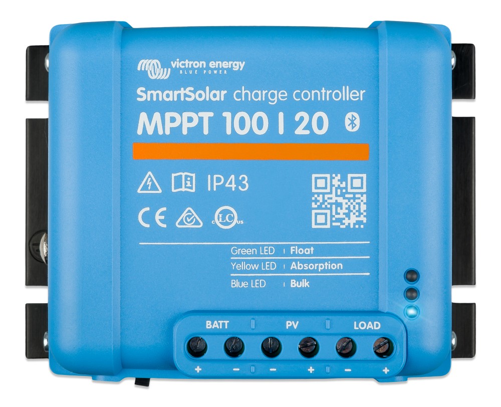 Victron Energy SmartSolar MPPT 100/20 12V / 24V / 48V 20A napelemes töltésvezérlő