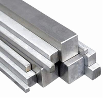 Alumínium négyzetrúd, 6060 T66/8 (szál, 6m.)