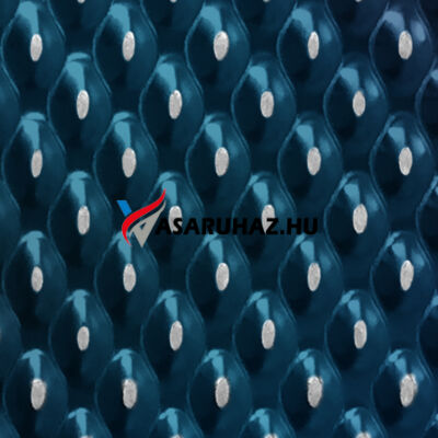 Színezett nyomott (mintás) lemez, pagoda, kék, 1250x2500 mm, 0,6 mm vastag, 304