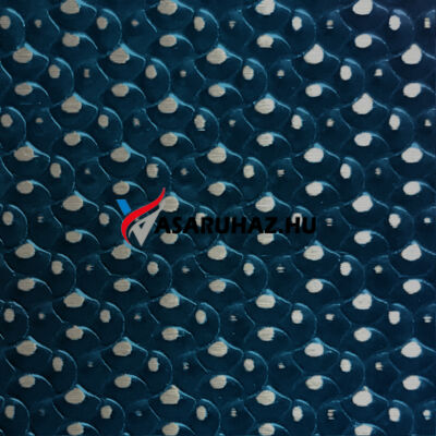Színezett nyomott (mintás) lemez, paladin, kék, 1250x2500 mm, 1,5 mm vastag, 304