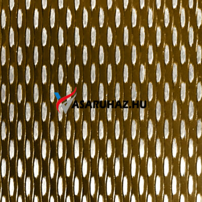 Színezett nyomott (mintás) lemez, poppy, arany, 1250x2500 mm, 0,6 mm vastag, 316