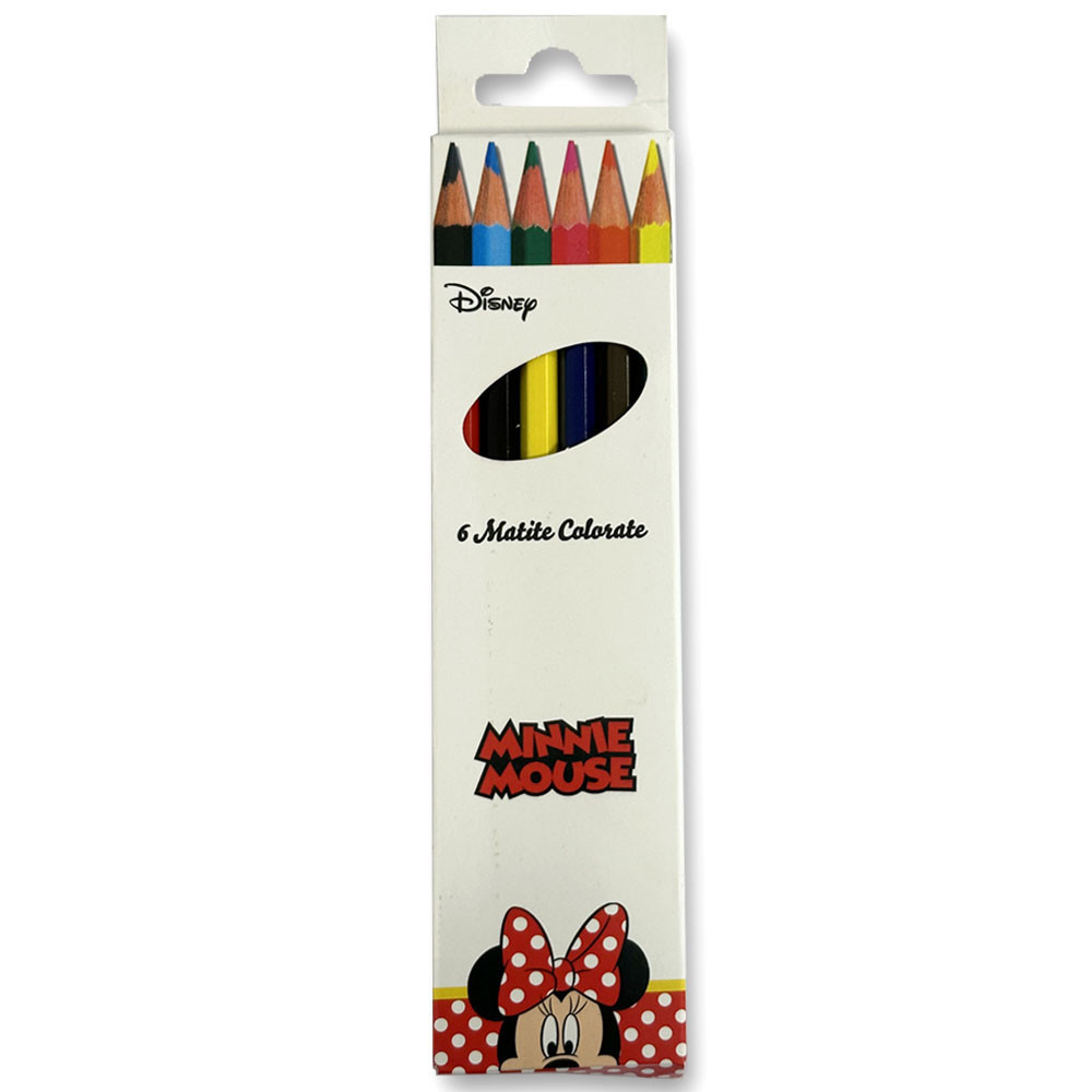 Disney Minnie színes ceruza 6 db-os