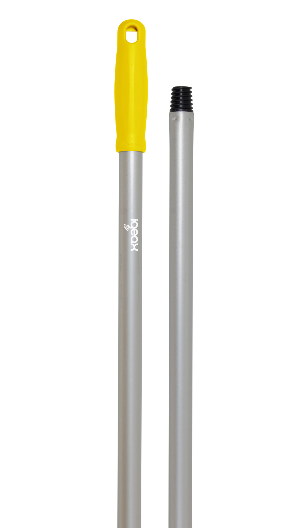 Igeax Aluminium nyél menetes 140cm-es 23,5 mm vastag sárga