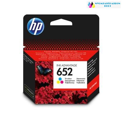 HP 652 színes eredeti tintapatron F6V24AE