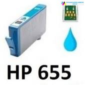 HP 655 XL C CZ110AE utángyártott cyán tintapatron nagykapacitású