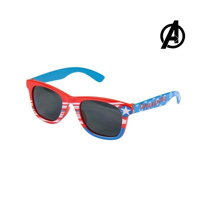 Avengers Captain Amerika, gyermek napszemüveg, piros-kék, UV400