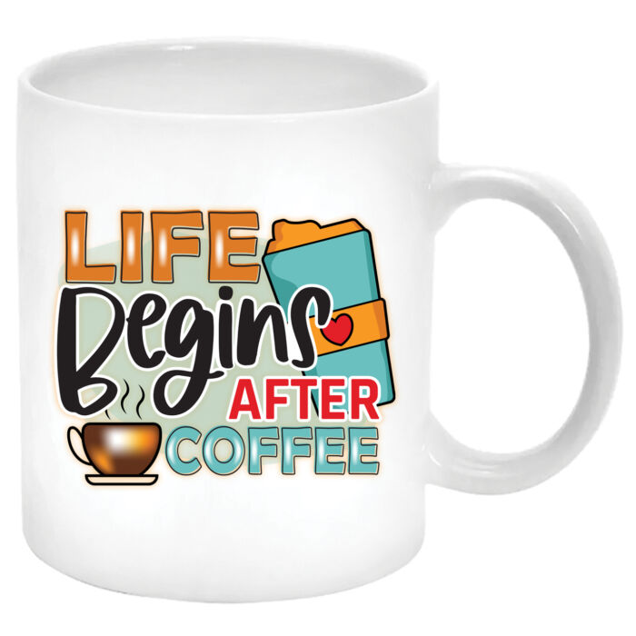 Az élet a Kávé után kezdődik Bögre (feliratozható)