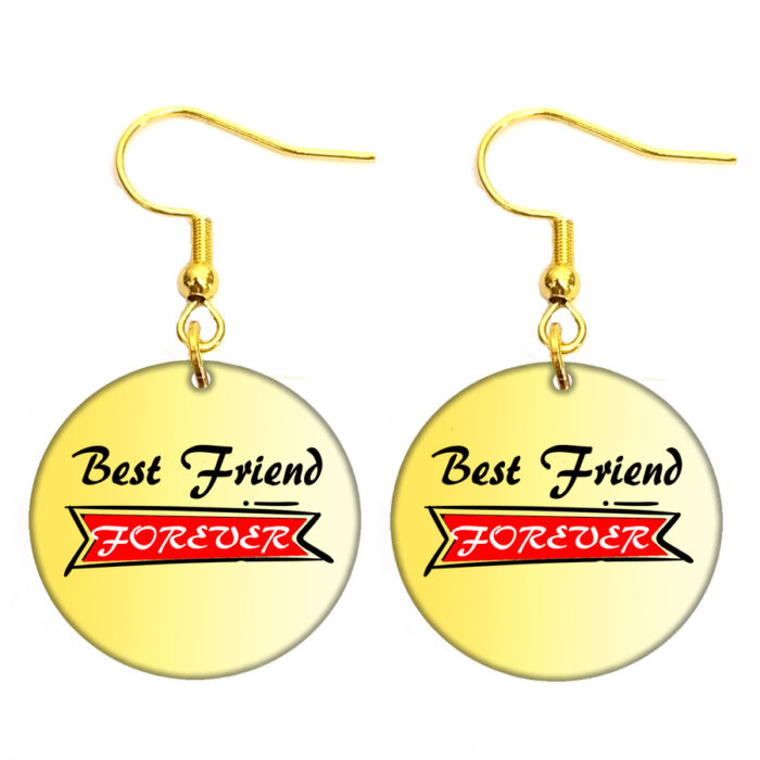 Best friend forever fülbevaló, választható több formában és színben