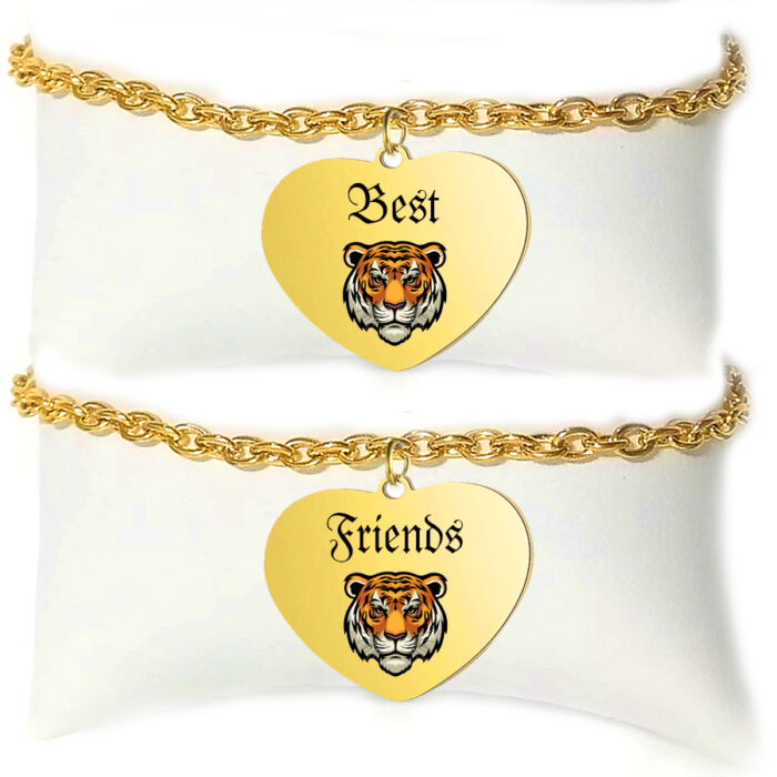 Best friends tigrises páros karkötő